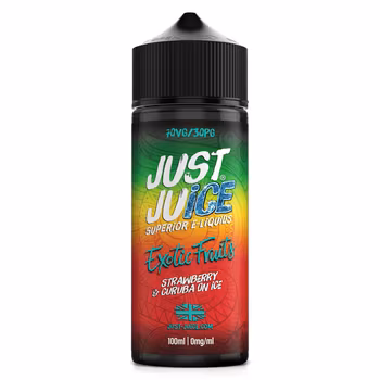 Just Juice Iconic | Strawberry & Curuba Super Ice | 100ml Shortfill