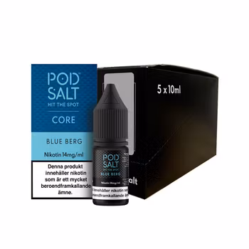 Pod Salt Core | Blue Berg | 10ml E-Juice | 14mg Saltnikotin
