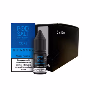Pod Salt Core | Blue Raspberry | 10ml E-Juice | 14mg Saltnikotin