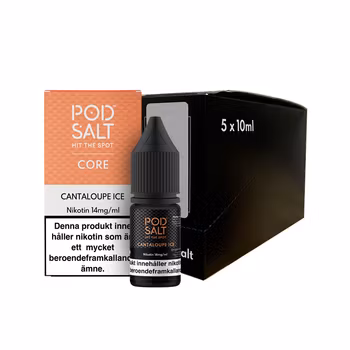 Pod Salt Core | Cantaloupe Ice | 10ml E-Juice | 14mg Saltnikotin