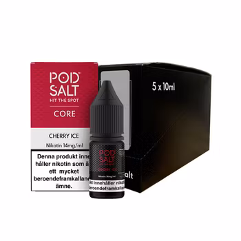 Pod Salt Core | Cherry Ice | 10ml E-Juice | 14mg Saltnikotin