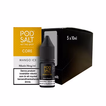 Pod Salt Core | Mango Ice | 10ml E-Juice | 14mg Saltnikotin