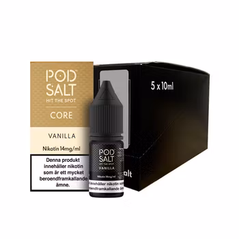 Pod Salt Core | Vanilla | 10ml E-Juice | 14mg Saltnikotin