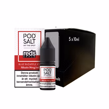 Pod Salt Fusion | Blue Razapple Ice | 10ml E-Juice | 14mg Saltnikotin