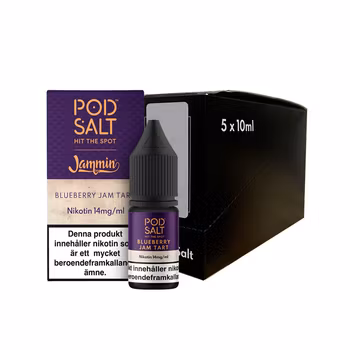 Pod Salt Fusion | Blueberry Jam Tart | 10ml E-Juice | 14mg Saltnikotin