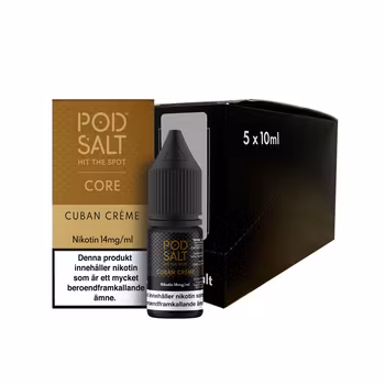 Pod Salt Origin | Cuban Creme | 10ml E-Juice | 14mg Saltnikotin