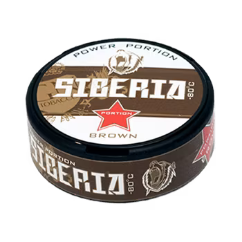 Siberia -80 Degrees Brown Portionssnus