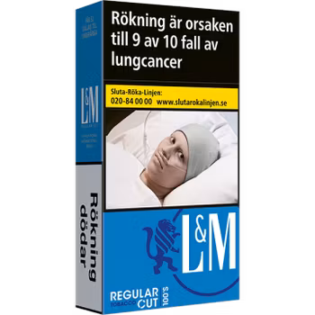 LM Regular Cut Blue 100S (lång)