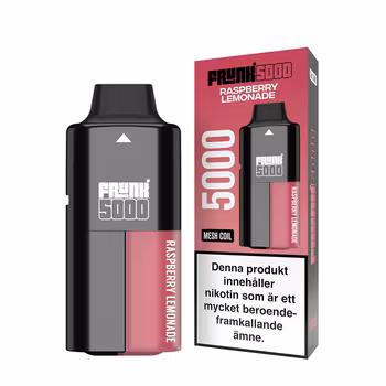 Frunk 5000 Mesh | Raspberry Lemonade | Engångs Vape | 14mg