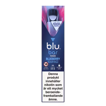 Blu Bar 1000 - Blueberry Sour Razz