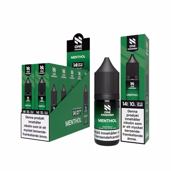 N One | Menthol | 10ml E-Juice | 14mg Saltnikotin
