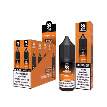 N One | Tobacco | 10ml E-Juice | 14mg Saltnikotin