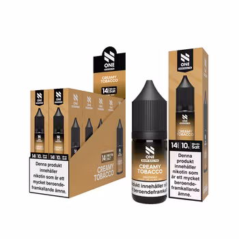 N One | Creamy Tobacco | 10ml E-Juice | 14mg Saltnikotin