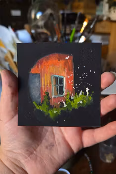 Ficklampsstudie- fönstret