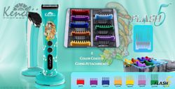 KENCHII - Flash5 Comb Kit - 8-Piece limited edition clipper