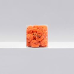MILLOR DOG - HAIRBAND 1 BOX (25PCS) FROTTE 2 CM  ORANGE