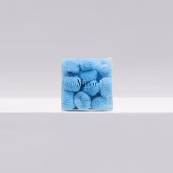 MILLOR DOG - HAIRBAND 1 BOX (25PCS) FROTTE 2 CM  BLUE