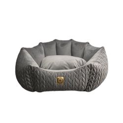Always Dog Bed Magic Grey Round