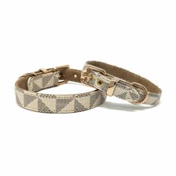 Luxury Pet - Catwalkdog Beige Geo Halsband