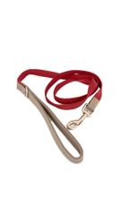 Amico Nylon Hundkoppel Vinröd