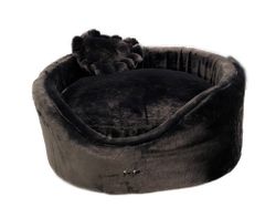 Eh Gia Luxurious Hundbädd Svart