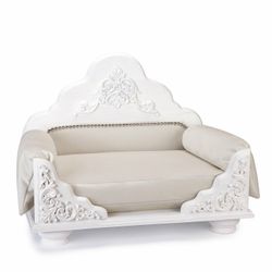 Del Mar Dog Bed Grace Kelly, Pure White (Förhandsbokning)