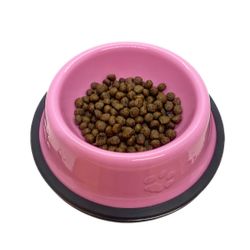 Del Mar Hundmatskål Rosa Stål