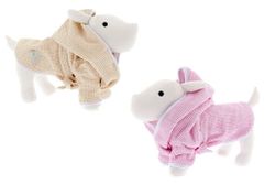 Amico Bathrobe Beige/Pink