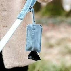 Kentucky Poop bag Velvet Light Blue