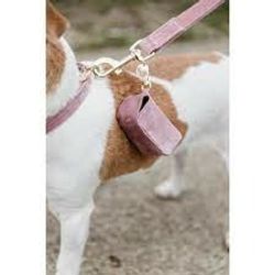 Kentucky Poop bag square Velvet Old Rose