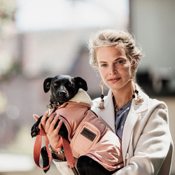 Kentucky Dog Coat Waterproof Coral