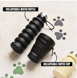COCOPUP LONDON Collapsible Water Bottle - Black