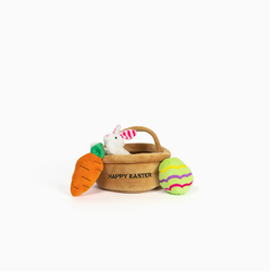 DOGGOTIQUE - HIDE A TOY EASTER BASKET DOG TOY