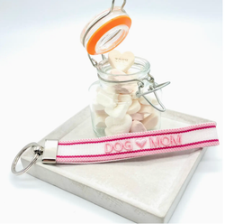 PP DOG MOM KEY RING
