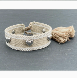 PP HARTS ARMBAND BEGE