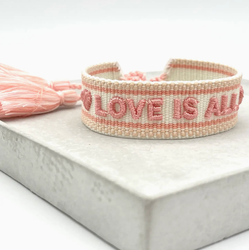 PP LOVE IS ALL ARMBAND