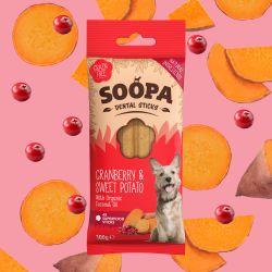 SOOPA Cranberry & Sweet Potato Dental Sticks