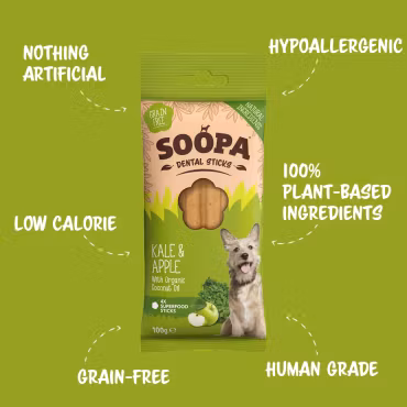 SOOPA Kale & Apple Dental Sticks