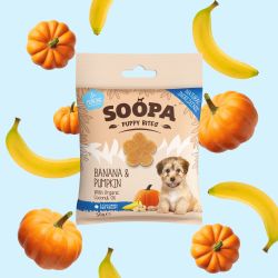 SOOPA Banana Och Pumpkin Healthy Training Bites for Puppies