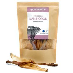 TASSAFRITT Naturligt Hundgodis Kaninöron