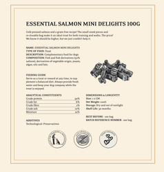 ESSENTIALS SALMON MINI DELIGHTS 100g
