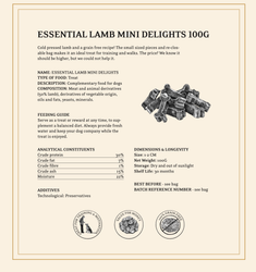 ESSENTIALS LAMM MINI DELIGHTS 100g