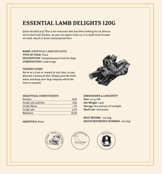 ESSENTIALS LAMM DELIGHTS 100g
