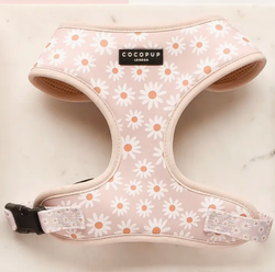 COCOPUP LONDON Luxe Adjustable Neck Harness - We love florals