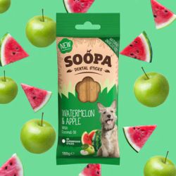 SOOPA Watermelon och Apple Dental Sticks
