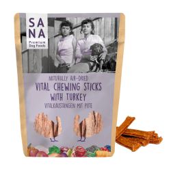 SANADOG Vital tuggpinnar med nötkött och kalkon 150g