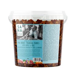 SANADOG Mini kanin träningssnacks med äpple och grönkål 1 kg-hink