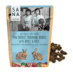SANADOG Mini kanin träningssnacks med äpple och grönkål 100g
