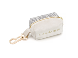 Oh Charlie Dog waste bag holder Florence Grey