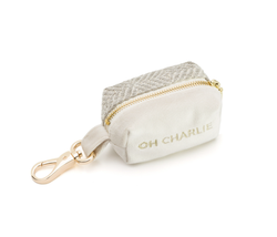 Oh Charlie Dog waste bag holder Florence Beige